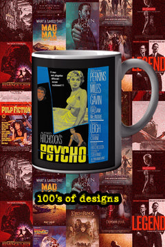Psycho 11oz Mug | Film Memorabilia | Psycho Design - Anthony Perkins