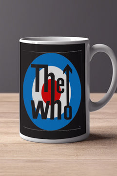 The Who Logo 11oz Mug | Music Artist | Band | Classic Rock | Vintage Design