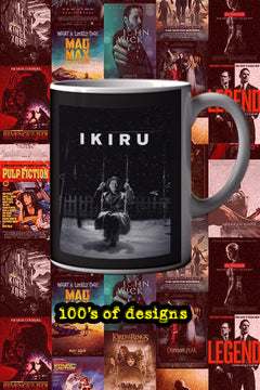 Ikiru 11oz Mug | Movie Poster Design | Film Memorabilia | Japanese Cinema | Takashi Shimura