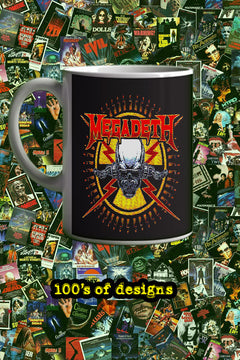 Skull and Bullets 11oz Mug | Music Artist Design | Skull and Bullets Merch | Music Lover Gift