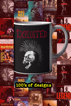 The Exploited 11oz Mug | Music Artist Merchandise | Punk Rock Coffee Cup | Band Logo Drinkware