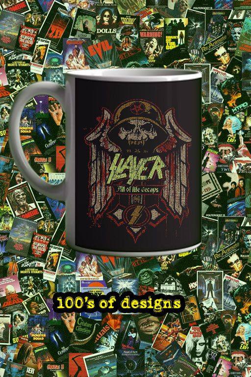 Slayer All Of Life Decays 11oz Mug | Music Artist Design | Slayer All Of Life Decays Merchandise | Music Lover Gift