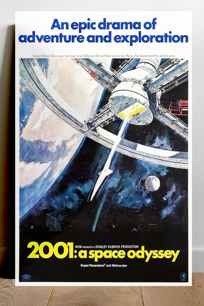 2001 A Space Odyssey Art Print Keir Dullea Bowman Dave HAL 9000 | Sci-Fi Movie 24x36 inch Poster Home Decor | Classic Stanley Kubrick Film Art | Space Odyssey Movie Memorabilia