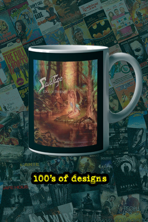 Savatage Edge Of Thorns 11oz Mug | Music Artist Design | Gifts for Savatage Fans | Music Lover Collectible | Novelty Coffee Cup