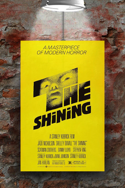 The Shining Jack Nicholson Gloss Poster | Horror Movie Wall Art | Stanley Kubrick Film Print | Retro Cinema Decor | Scary Film Aesthetic | Cult Classic Artwork