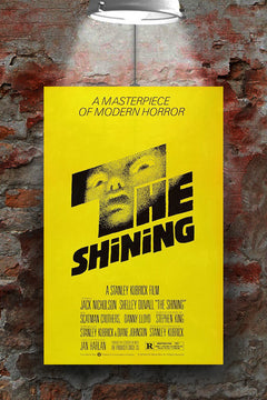 The Shining Jack Nicholson Gloss Poster | Horror Movie Wall Art | Stanley Kubrick Film Print | Retro Cinema Decor | Scary Film Aesthetic | Cult Classic Artwork