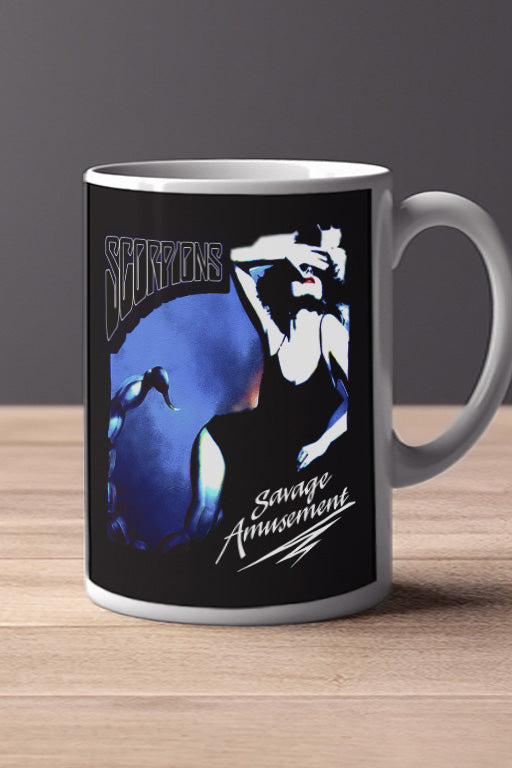 Scorpions Savage Amusements 11oz Mug | Music Artist Design | Rock Music Lover Gift