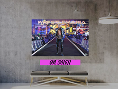 Logan Paul United States Champion Entrance Gloss Poster | Wrestlemania 40 |