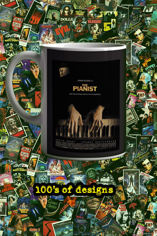 The Pianist 11oz Mug | Film Memorabilia Gift | Adrien Brody Merchandise