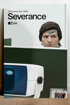 Severance Adam Scott Gloss Poster | Severance TV Show Wall Art | Lumon Industries Decor | Psychological Thriller Print | Sci-Fi TV Series Poster | Minimalist Severance Design | Modern TV Art | Workplace Dystopia Fan Gift | Office Aesthetic