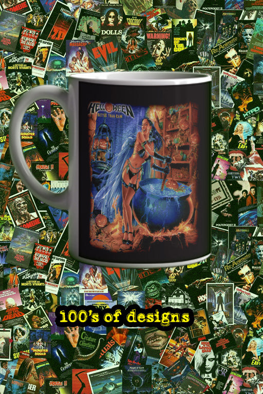 Helloween Better Than Raw 11oz Mug | Music Artist | Helloween Mugs | Music Lover Gift | Band Merch | Coffee Cup | Rock Music Mug