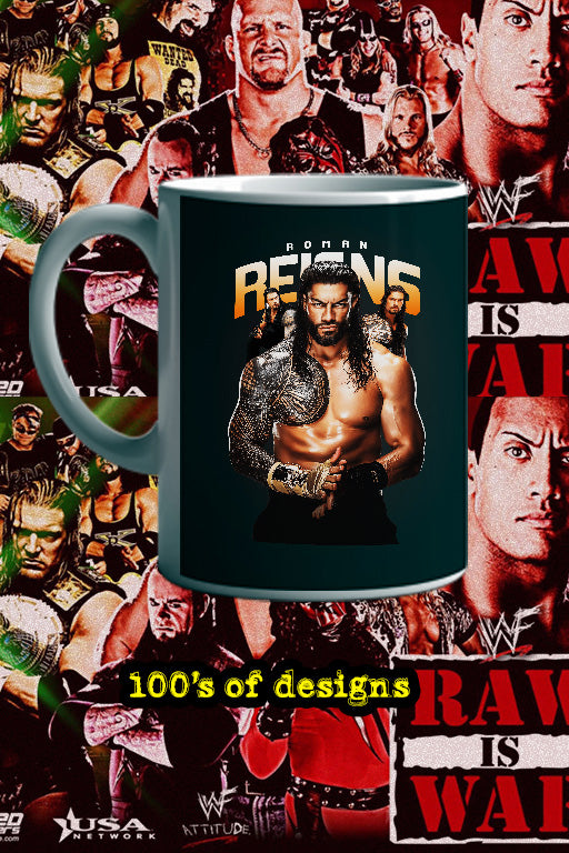 ROMAN REIGNS 11oz Mug | WWE | Wrestling | Roman Reigns Design | Fan Merchandise