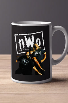 NWO 11oz Mug  WWE  | WCW  | NWO | Hulk Hogan | Scott Hall | Kevin Nash
