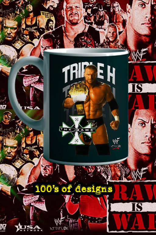 TRIPLE H 11oz Mug | WWE Iconic Design Featuring Triple H