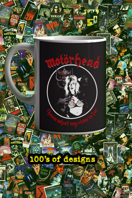 Motorhead I Know What My Claw Is For 11oz Mug | Music Inspired Design | Rock Band Gift