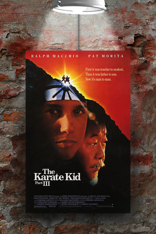 The Karate Kid Part 3 Ralph Macchio | Gloss Poster | 80s Movie Art | Karate Kid Wall Decor | Retro Film Print | Martial Arts Movie Poster | Cult Classic Design