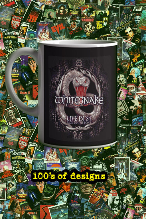 White Snake Back To The Bone 11oz Mug | Music Artist | Rock Band | Music Lover Gift | Concert Merch | Vintage Design