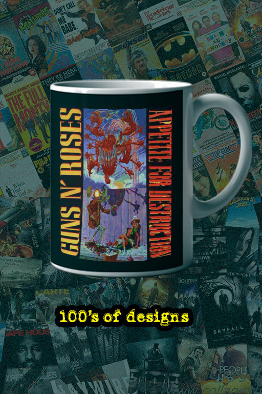 Guns N' Roses Appetite For Destruction 11oz Mug | Music Artist | Rock Band | Vintage Design