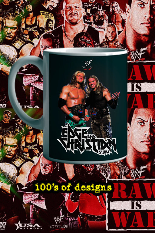 EDGE 11oz Mug featuring wwe EDGE Design | Wrestling Superstar Collectible Cup