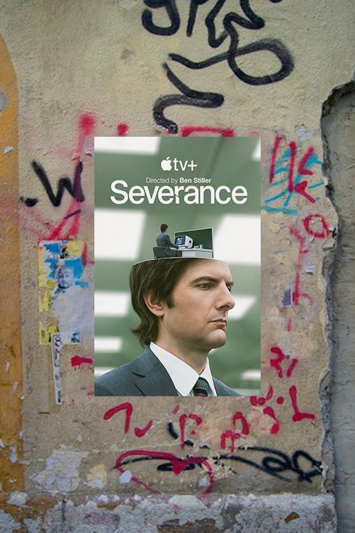 Severance Adam Scott Gloss Poster | TV Show Wall Art | Severance Fan Art Print | Sci-Fi Thriller Series Decor | Minimalist Severance Poster | Office Aesthetic Artwork | Modern TV Show Print | Streaming Series Gift Idea