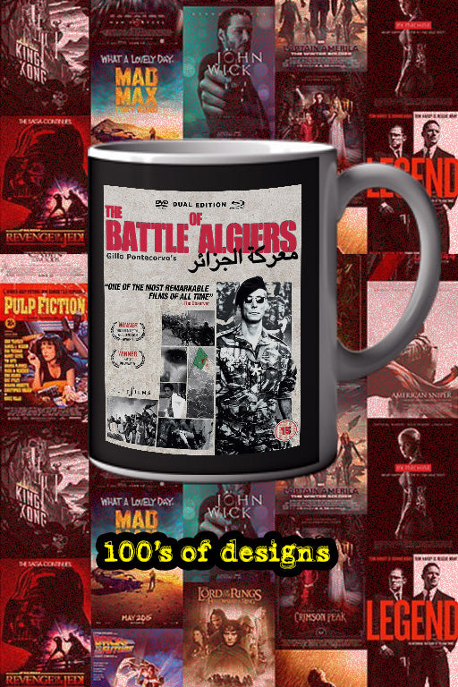 The Battle of Algiers 11oz Mug | Film Memrobillia Poster | Lead Actor's Name