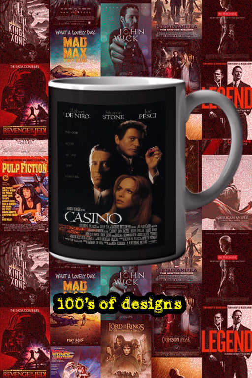 Casino 11oz Mug Robert De Niro | Sharon Stone Film Memorabilia Design