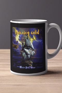 Running Wild Under Jolly Roger 11oz Mug | Music Artist Design | Music Lover Gift | Pirate Metal Fan | Coffee Cup | Rock Band Merch | Unique Tea Mug