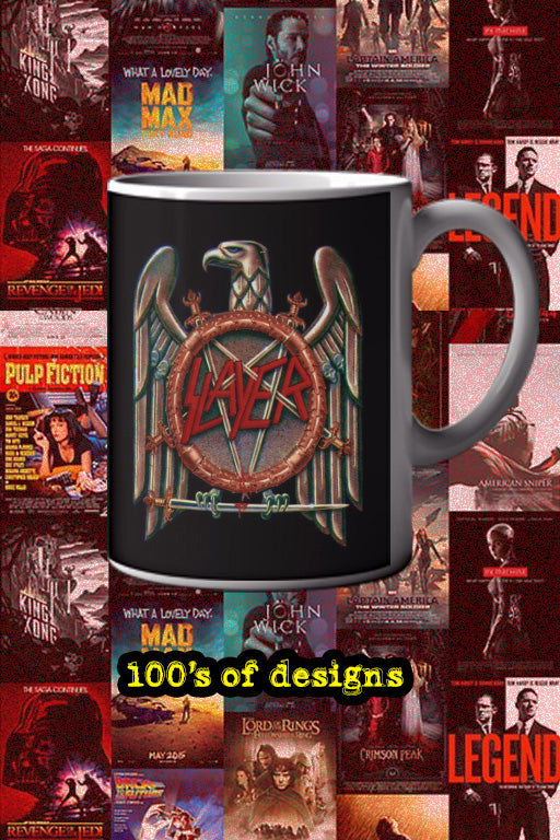 Slayer Rock Band 11oz Mug | Music Artist Design | Heavy Metal Coffee Cup