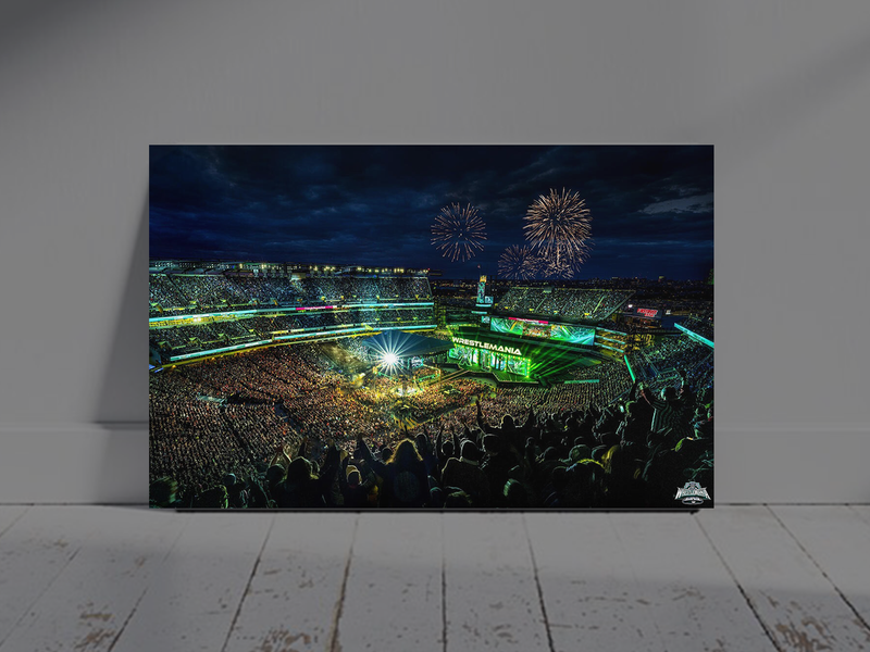 Wrestlemania 40 Premium Gloss Poster | WWE Wrestlemania Epic Wrestlmania 40 Design - Professional Printing for Wrestling Fans