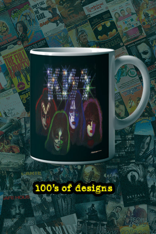 Kiss 11oz Mug | Music Artist Design | Rock Band | Coffee Cup | Gift for Fans | Music Lover's Collectible