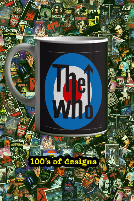 The Who Logo 11oz Mug | Music Artist | Band | Classic Rock | Vintage Design