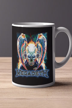 Megadeth Primitive 11oz Mug | Music Artist Design | Rock Band Merchandise | Gift for Music Lovers | Unique Coffee Cup
