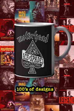 Motorhead Ace Of Spades 11oz Mug | Music Artist Merchandise | Rock Band Ceramic Cup | Gift for Fans of Motorhead | Music Lover Drinkware
