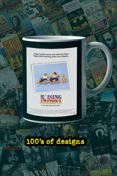 Raising Arizona 11oz Mug Nicolas Cage Holly Hunter Comedy Movie Film Poster #Film #Comedy #Mug #RaisingArizona