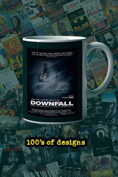 Downfall 11oz Mug | Film Merchandise | Movie Poster Design | Actor's Name