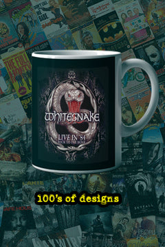 White Snake Back To The Bone 11oz Mug | Music Artist | Rock Band | Music Lover Gift | Concert Merch | Vintage Design
