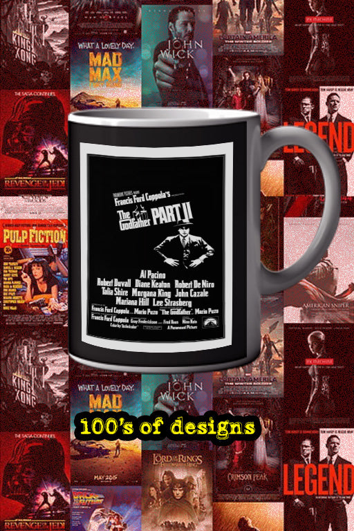 The Godfather 2 11oz Mug | Film Memorabilia | Al Pacino Poster Design