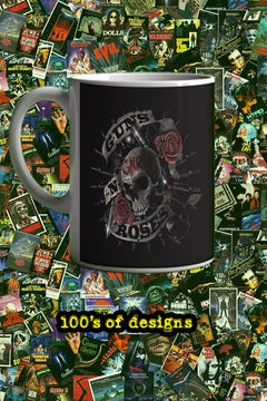 Guns N' Roses 11oz Mug | Music Artist Design | Rock Band Merchandise | Coffee Cup | Gift for Music Lover | Retro Axl Rose Mug