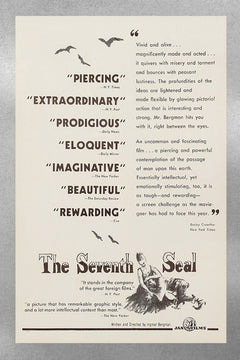 The Seventh Seal Max von Sydow Poster | Classic Film Art Print | Glossy Movie Poster | Iconic Cinema Wall Art | Ingmar Bergman Film Decor | Scandinavian Film Poster | Retro Movie Artwork | Cinephile Gift Idea | Timeless Black and