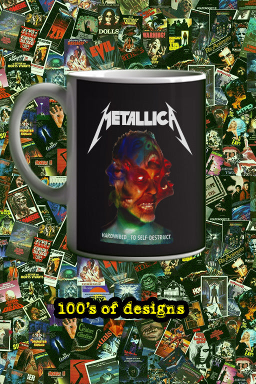Mateallica Hardwired To Self Destruct 11oz Mug | Music Artist Design | Music Lover Gift | Mateallica Fan Merchandise | Trendy Coffee Cup