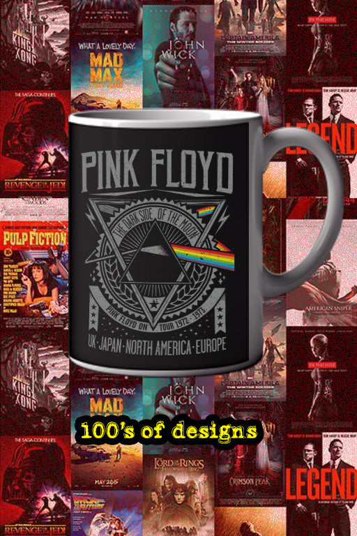 Pink Floyd The Dark Of The Moon Tour Poster 11oz Mug | Music Memorabilia | Vintage Album Art | Rock Band Merchandise