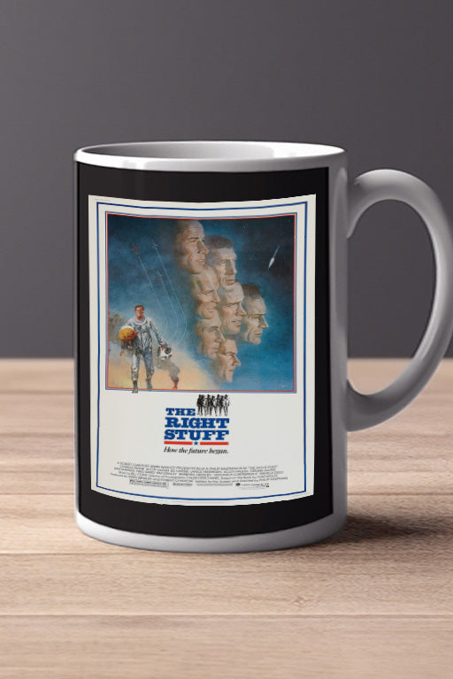 The Right Stuff 11oz Mug | Film Poster Design | Lead Actor's Name