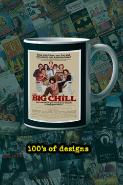 The Big Chill 11oz Mug featuring Kevin Kline | Film Poster Design for Etsy & Shopify | Retro Movie Memorabilia