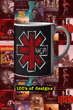 Red Hot Chilli Peppers 11oz Mug | Music Artist Design | Gift for Music Lovers | Rock Band Fan Merchandise | Red Hot Chilli Peppers Collectible Mug