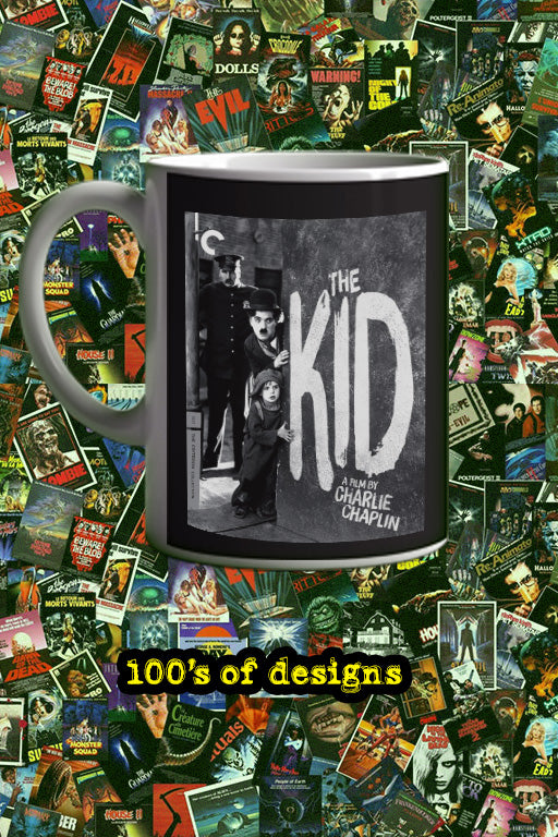 The Kid 11oz Mug Featuring Lead Actor | Vintage Film Poster Design | Classic Movie Memorabilia