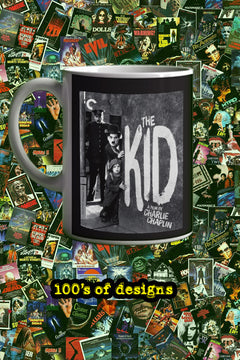 The Kid 11oz Mug Featuring Lead Actor | Vintage Film Poster Design | Classic Movie Memorabilia