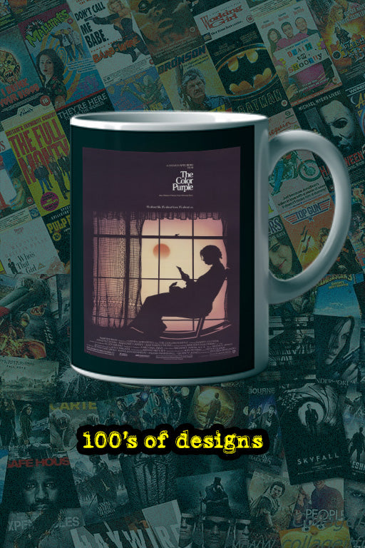 The Color Purple 11oz Mug with Film Poster Design | Film Mug with The Color Purple | Oprah Winfrey and Whoopi Goldberg Mug