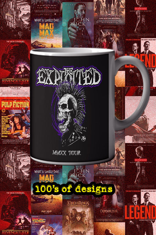 The Exploited MMXX Tour 11oz Mug | Music Artist Mug | Punk Rock Coffee Cup | Concert Merchandise Mug