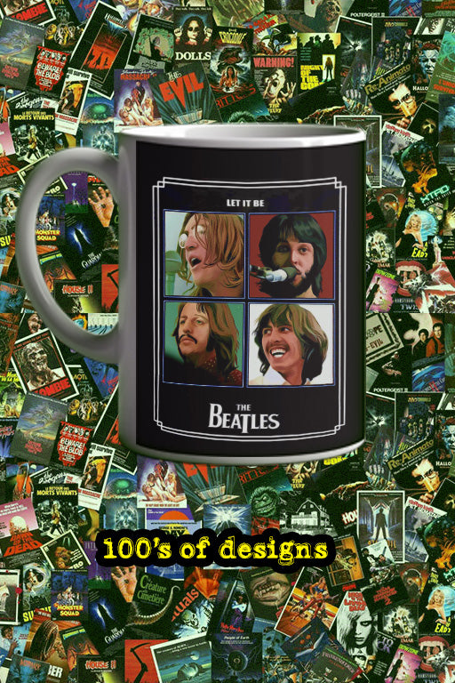 The Beatles Let It Be 11oz Mug | Music Artist | Band Design | Retro Coffee Cup | Music Lover Gift | Ceramic Tea Mug