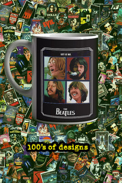 The Beatles Let It Be 11oz Mug | Music Artist | Band Design | Retro Coffee Cup | Music Lover Gift | Ceramic Tea Mug